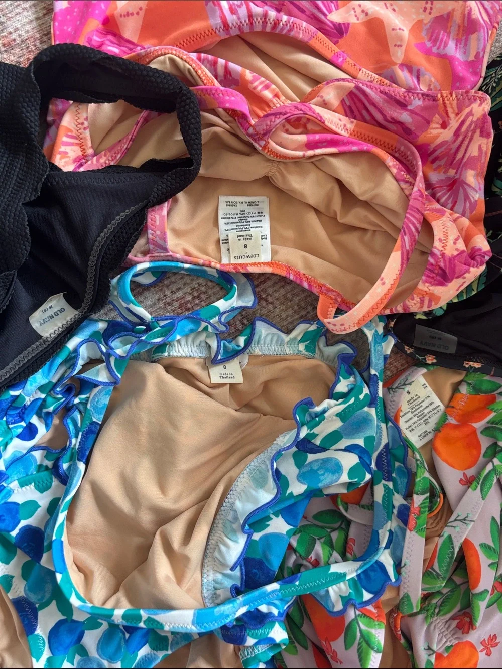 Lot of girls J. Crew factory / old navy swim suits
